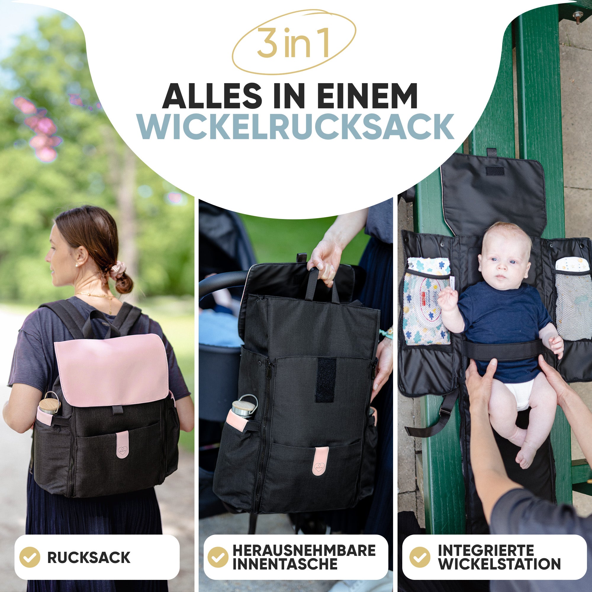 multifunktional Babytasche
