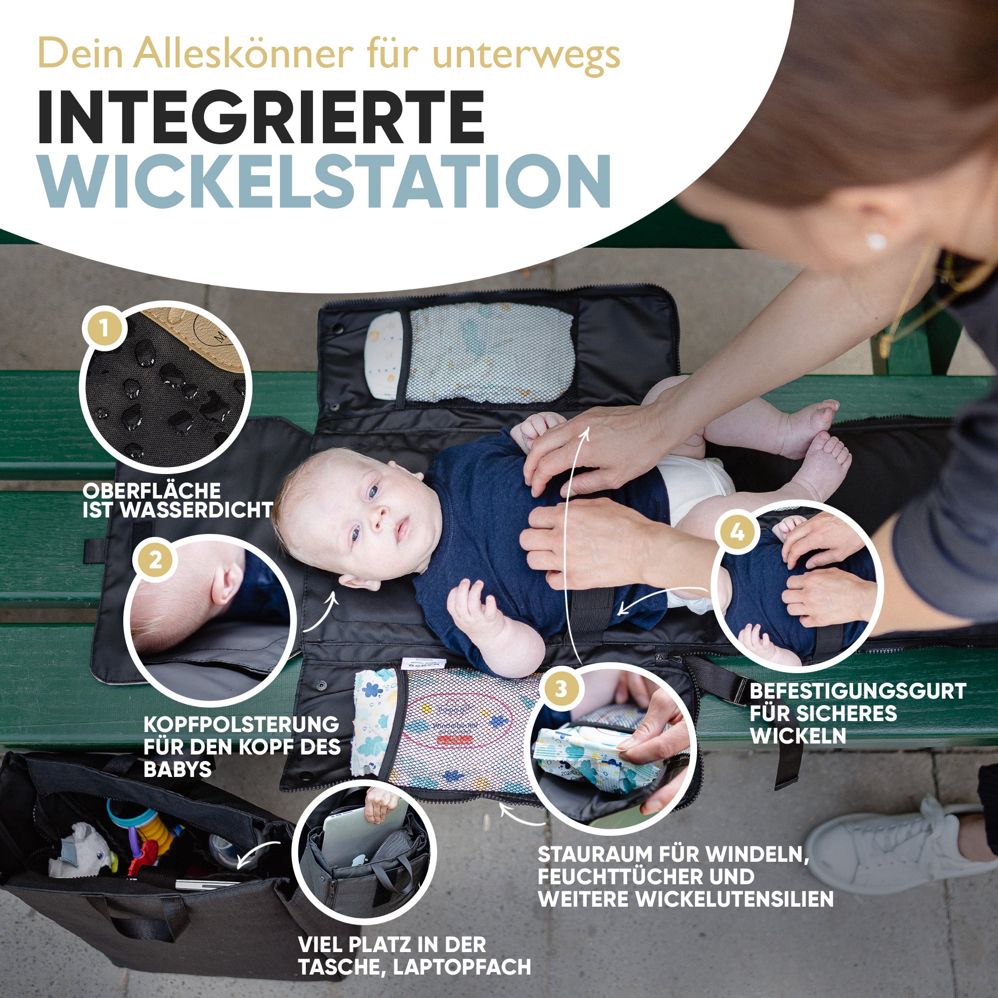 Mama tasche für Baby