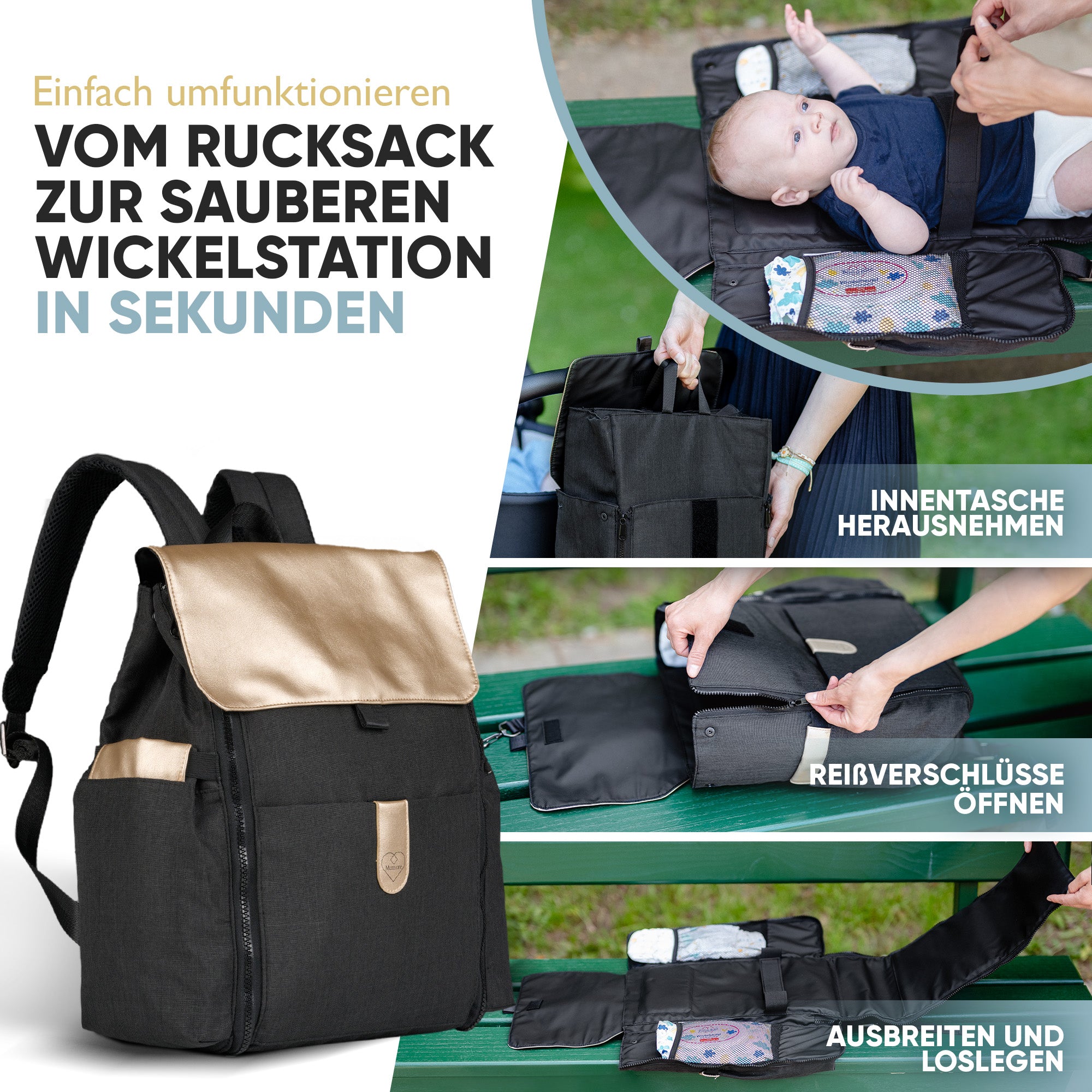 Wickelrucksack groß